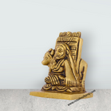 Raghavendra Swamy Idol - 2.5 x 2.25 Inches | Brass Statue/ Raghavendra Statue for Pooja - Retail Maharaj