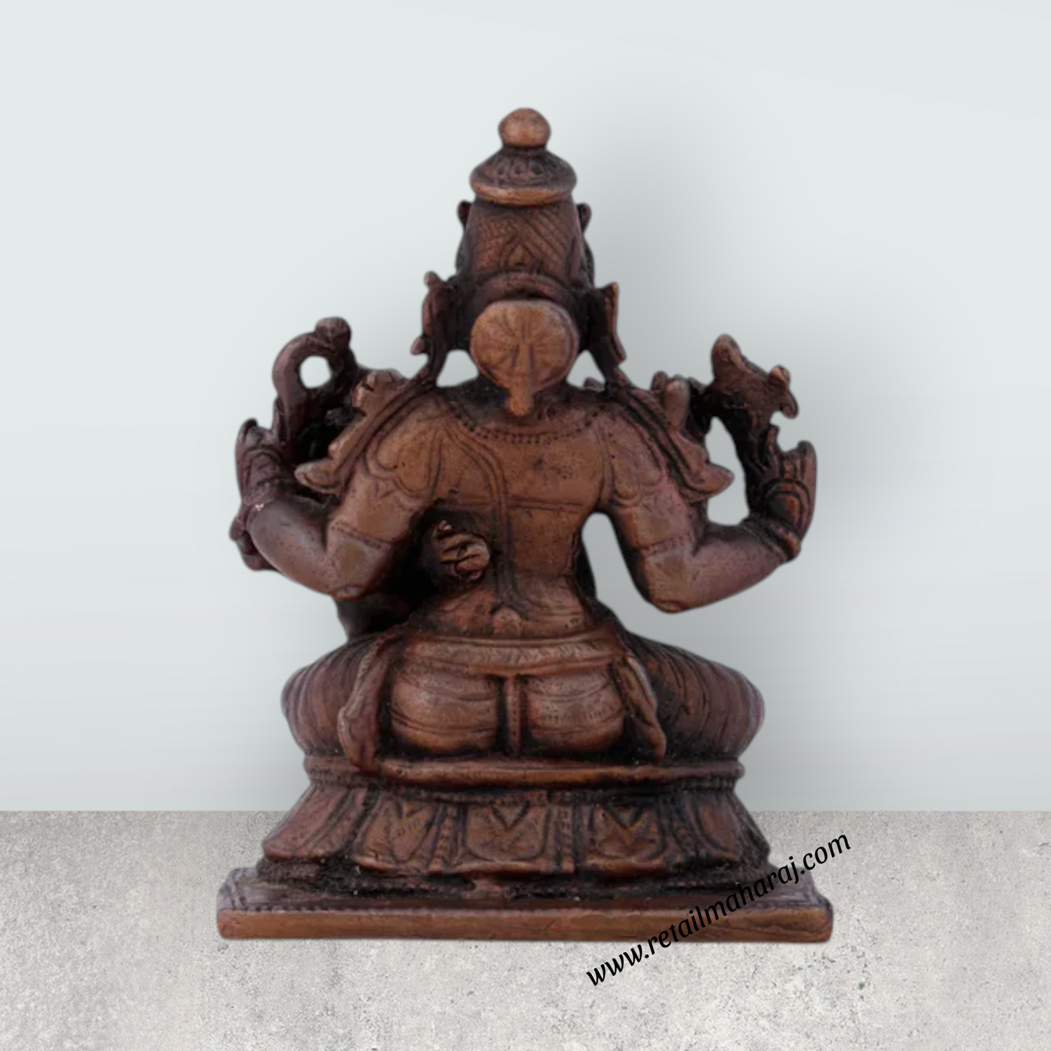 Lakshmi Hayagreevar Statue – 2.5 x 1.5 Inches Copper Idol - Retail Maharaj