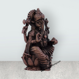 Ganesh Murti – 2.5 x 1.5 Inches Copper Idol Sitting on Lotus - Retail Maharaj