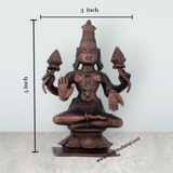Laxmi Devi Statue – 5 x 3 Inches Copper Idol - Retail Maharaj