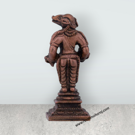 Varaha Idol – 2.25 x 1 Inches Copper Idol Varahar Idol for Pooja - Retail Maharaj