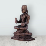Desikar Statue - 2.5 x 1.5 Inches | Copper Statue/ Desikar Idol for Home/ 95 Gms Approx - Retail Maharaj