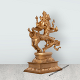 Sharabheshwara Murti - 10 x 6 Inches | Panchaloha Statue/ Sharabha Idol for Pooja - Retail Maharaj