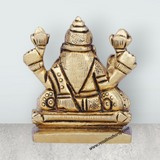 Laxmi Idol - 2 x 2 Inches | Antique Brass Idol/ Lakshmi Idol/ Lakshmi Murti for Pooja/ 190 Gms Approx - Retail Maharaj