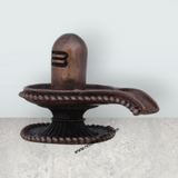 Shiv Ling Murti - 1.5 x 2.5 Inches | Copper Shiva Lingam Statue/ Shiva Lingam Idol for Pooja - Retail Maharaj