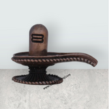 Shiv Ling Murti - 1.5 x 2.5 Inches | Copper Shiva Lingam Statue/ Shiva Lingam Idol for Pooja - Retail Maharaj