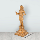 Manikkavacakar Murti - 10 x 4 Inches | Panchaloha Idol / Manickavasagar Statue for Pooja Room - Retail Maharaj