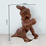 Crawling Krishna Murti - 1.5 x 1 Inches | Copper Idol/ Crawling Krishna Idol for Pooja - Retail Maharaj