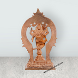 Murugan Statue With Arch – 3.5 x 2 Inches Copper Kartikeya Statue for Worship - Retail Maharaj