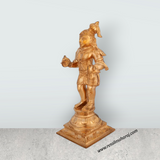 Naalvar Set- 5.75 x 2.25 Inches | Panchaloha Idol/ Appar/ Sundarar/ Sambandar/ Manikavasagar/ Nalvar Idols for Pooja - Retail Maharaj