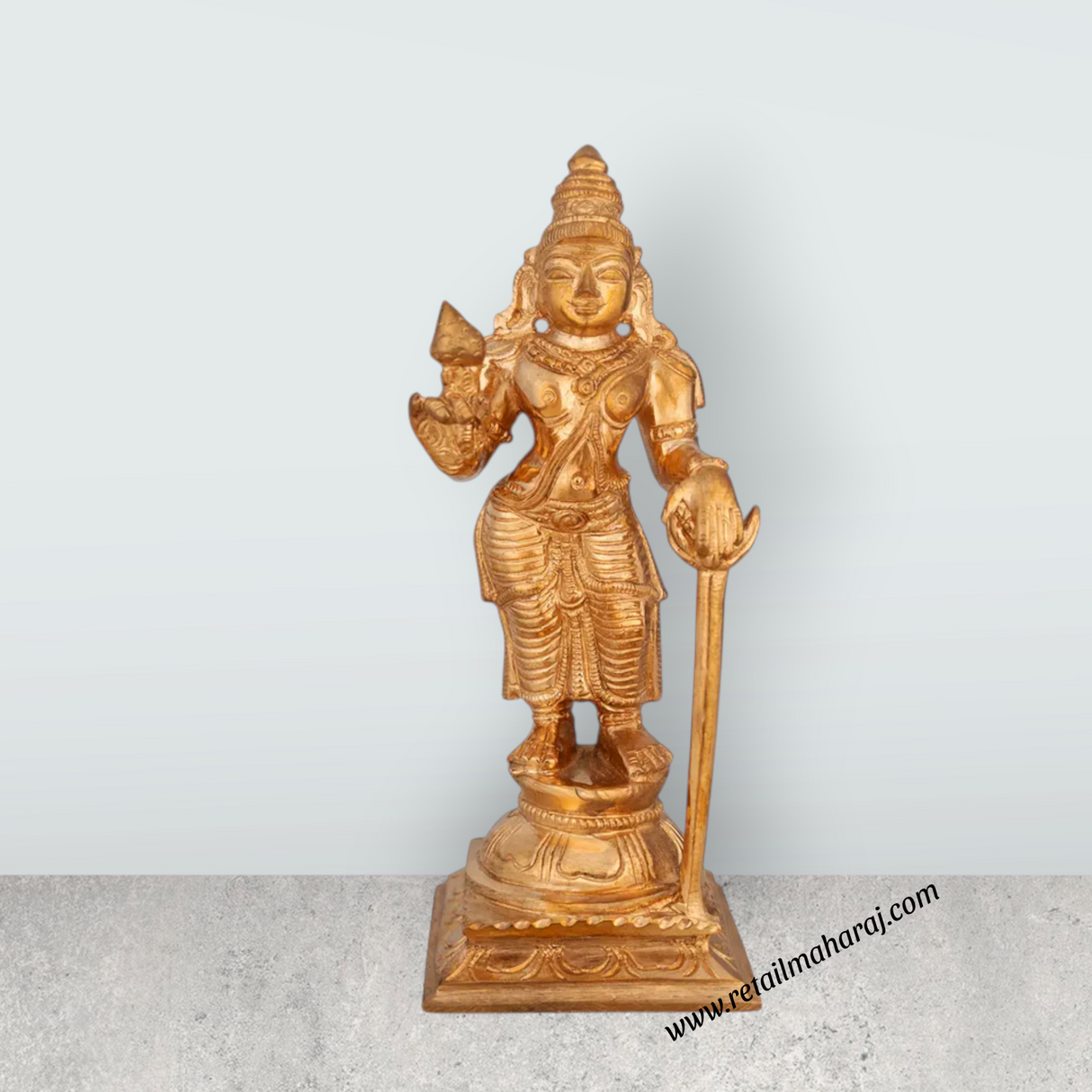 Naalvar Set- 5.75 x 2.25 Inches | Panchaloha Idol/ Appar/ Sundarar/ Sambandar/ Manikavasagar/ Nalvar Idols for Pooja - Retail Maharaj