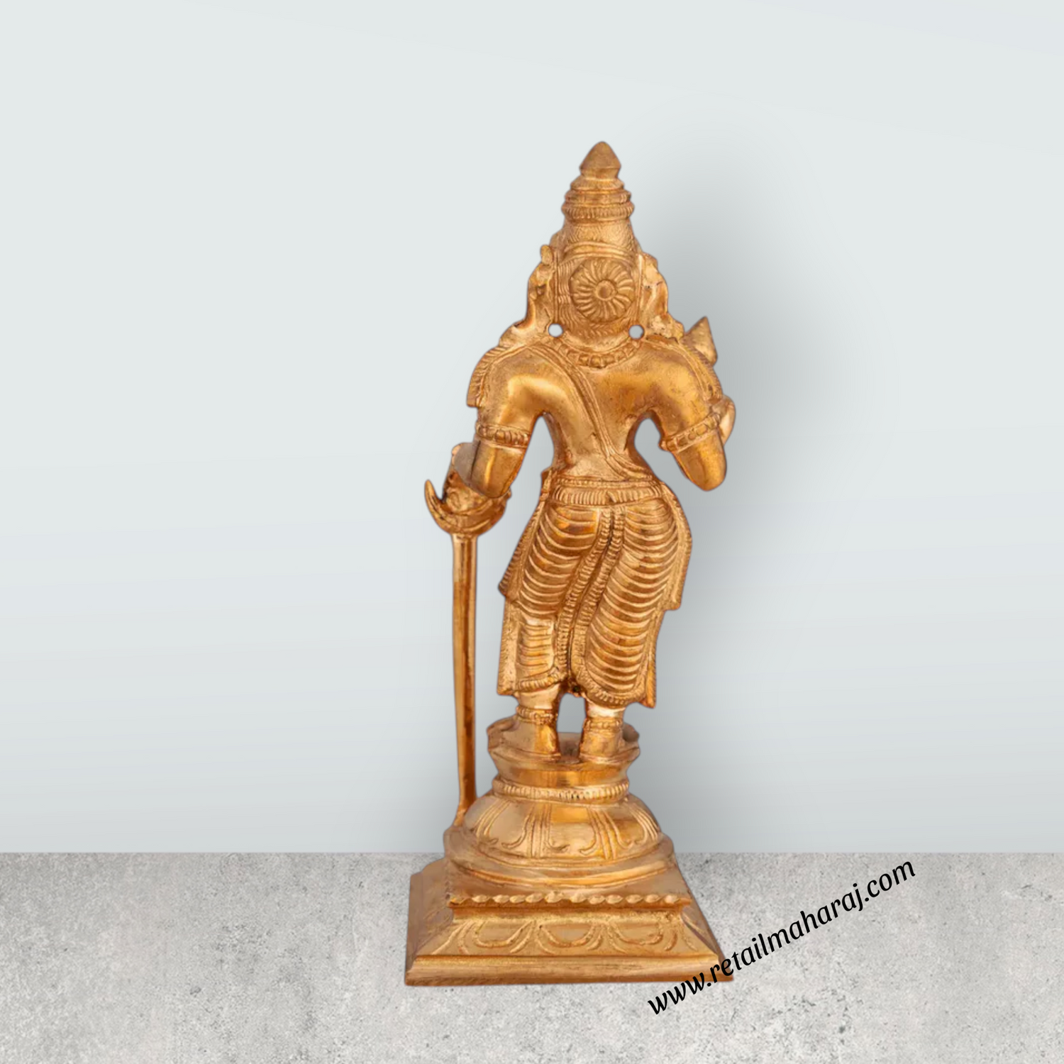 Naalvar Set- 5.75 x 2.25 Inches | Panchaloha Idol/ Appar/ Sundarar/ Sambandar/ Manikavasagar/ Nalvar Idols for Pooja - Retail Maharaj