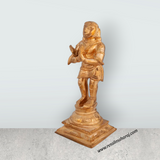 Naalvar Set- 5.75 x 2.25 Inches | Panchaloha Idol/ Appar/ Sundarar/ Sambandar/ Manikavasagar/ Nalvar Idols for Pooja - Retail Maharaj