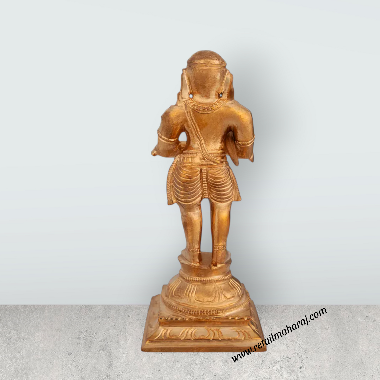 Naalvar Set- 5.75 x 2.25 Inches | Panchaloha Idol/ Appar/ Sundarar/ Sambandar/ Manikavasagar/ Nalvar Idols for Pooja - Retail Maharaj