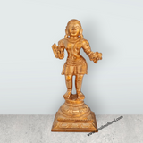 Naalvar Set- 5.75 x 2.25 Inches | Panchaloha Idol/ Appar/ Sundarar/ Sambandar/ Manikavasagar/ Nalvar Idols for Pooja - Retail Maharaj