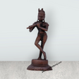 Krishnan Statue - 4 x 1.5 Inches | Copper idol/ Krishna Idol for Pooja/ 170 Gms Approx - Retail Maharaj