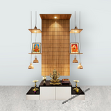 Laxmi Murti - 3.5 x 2.75 Inches | Brass Idol/ Lakshmi Idol/ Lakshmi Murti/ Lakshmi Statue for Pooja - Retail Maharaj