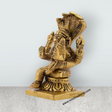 Lakshmi Narasimhar Idol - 3.5 x 2.5 Inches | Brass Antique Statue/ Lakshmi Narasimha Idol for Pooja - Retail Maharaj