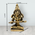 Annapoorani Statue - 1.5 x 1.25 Inches | Brass Idol/ Annapoorani Idol for Pooja/ 35 Gms Approx - Retail Maharaj