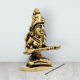 Annapoorani Statue - 1.5 x 1.25 Inches | Brass Idol/ Annapoorani Idol for Pooja/ 35 Gms Approx - Retail Maharaj