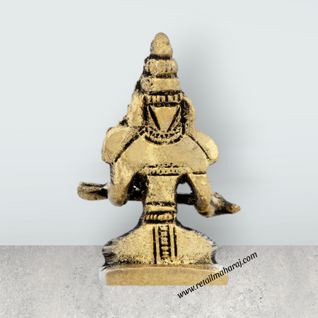 Annapoorani Statue - 1.5 x 1.25 Inches | Brass Idol/ Annapoorani Idol for Pooja/ 35 Gms Approx - Retail Maharaj