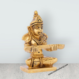 Annapuran Devi Murti - 3 x 2.25 Inches | Brass Idol/ Annapoorani Statue/ Annapurna Idol for Pooja - Retail Maharaj