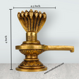 Shivling with Nagam - 4 Inches | Shiva Lingam/ Antique Brass Statue/ Sivalingam for Pooja - Retail Maharaj