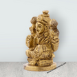 Laxmi Murti - 2 x 1.25 Inches | Antique Brass Statue/ Lakshmi Idol for Pooja/ 50 Gms Approx - Retail Maharaj