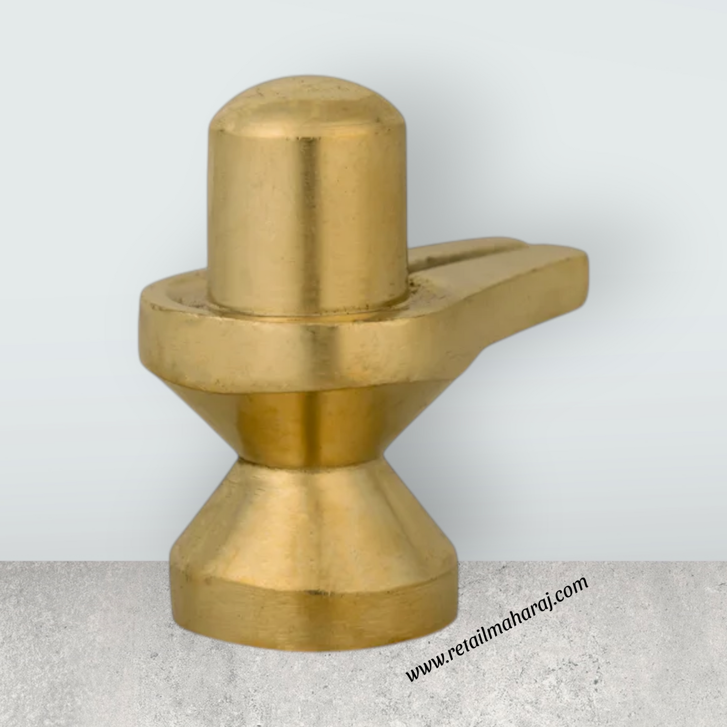 Shiv Ling Murti - 2 X 2 Inches | Brass Idol/ Shiva Lingam Statue For Pooja And Spiritual Atmosphere - Retail Maharaj