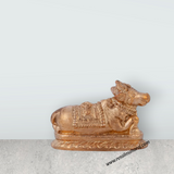 Nandi Murti - 1 x 1.5 Inches | Panchaloha Idol/ Nandi Statue/ Nandi Bhagavan / NandiDeva / Decor For Pooja - Retail Maharaj