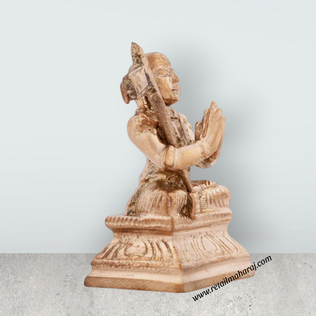 Ramanujacharya Idol - 1.75 x 1 Inches | Panchaloha Statue/ Ramanujar Statue for Pooja/ 65 Gms Approx - Retail Maharaj
