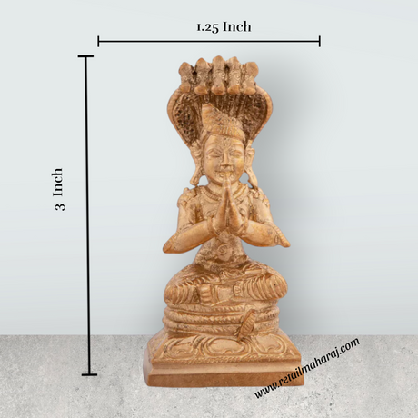 Manavaala Mamunigal Statue - 3 x 1.25 Inches| Panchaloha Idol/ Swami Manavala Mamuni Idol for Pooja/ 145 Gms Approx - Retail Maharaj