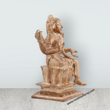Bala Tripura Sundari Idol - 6 x 3.5 Inches | Panchaloha Idol/ Balambigai Statue for Pooja/ 1335 Gms Approx - Retail Maharaj