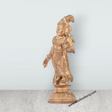 Andal Idol - 3 x 1.5 Inches | Panchaloha Idol/ Andal Vigraham for Pooja/ 75 Gms Approx - Retail Maharaj