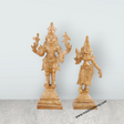 Shiv Parivar Murti - 4 x 2 Inches | Panchaloha Idol/ Shiv Parvati idol/ 250 gms approx - Retail Maharaj