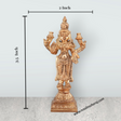 Laxmi Murti - 3.5 x 2 Inches | Panchaloha Statue/ Standing Lakshmi Idol for Pooja/ 100 Gms Approx - Retail Maharaj