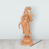 Goda Devi - 7 x 3.5 Inches | Panchaloha Statue/ Standing Andal Statue for Pooja/ 635 Gms Approx - Retail Maharaj