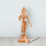 Sivagami Murti - 5 x 1.75 Inches | Shivagami Statue/ Panchaloha Statue/ Paravati Idol for Pooja - Retail Maharaj