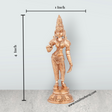 Parvati Murti - 4 x 1 Inches | Panchaloha Statue/ Standing Parvati Statue/ Parvati Idol for Pooja/ 95 Gms Approx - Retail Maharaj