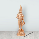 Parvati Murti - 4 x 1 Inches | Panchaloha Statue/ Standing Parvati Statue/ Parvati Idol for Pooja/ 95 Gms Approx - Retail Maharaj