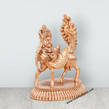 Kamadhenu Idol - 2 x 1.75 Inches | Panchaloha Statue/ Kamdhenu Murti/ Kamadhenu Statue for Pooja/ 65 Gms Approx - Retail Maharaj