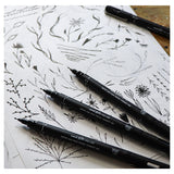 Uni Pin Fineliner Black Drawing Pen for Art and Technical Sketching - Retail Maharaj