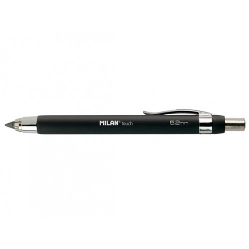 Milan Rubber Touch Mechanical Pencil with 5.2mm Lead and Built-in Sharpener - Retail Maharaj