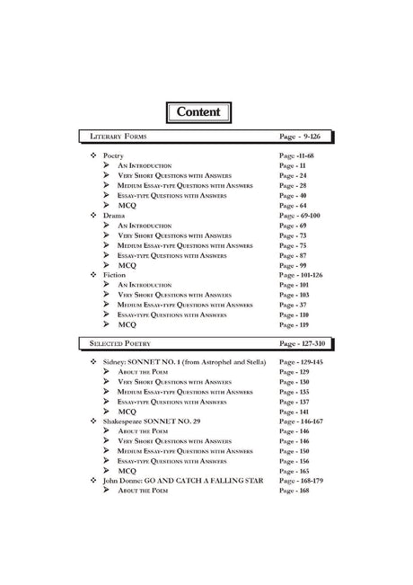 A MODEL QUE. & ANS. FOR IND. TO SELECTED POETRY & PROSE (ENGL1011), SEM-1, B.U. (English Version) - Retail Maharaj