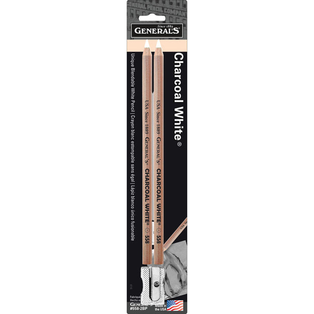 General’s White Charcoal Pencil - Retail Maharaj