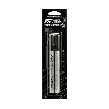 Daler Rowney FW Refillable Empty Paint Markers for Mixed Media - Retail Maharaj