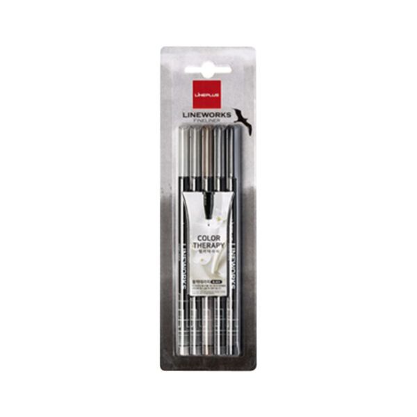 LINEPLUS Lineworks Fineliner Color Therapy Set (5 / 10 / 20 Colors) - Retail Maharaj