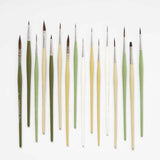 Stationerie Miniliners Set of 16 Kolinsky Synthetic Forest Edition - Retail Maharaj