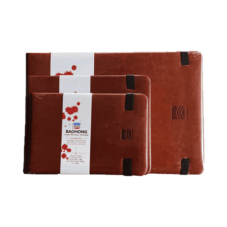 Baohong Academy Hot Pressed Watercolour Sketchbook 300 GSM 100 Percent Cotton - Retail Maharaj