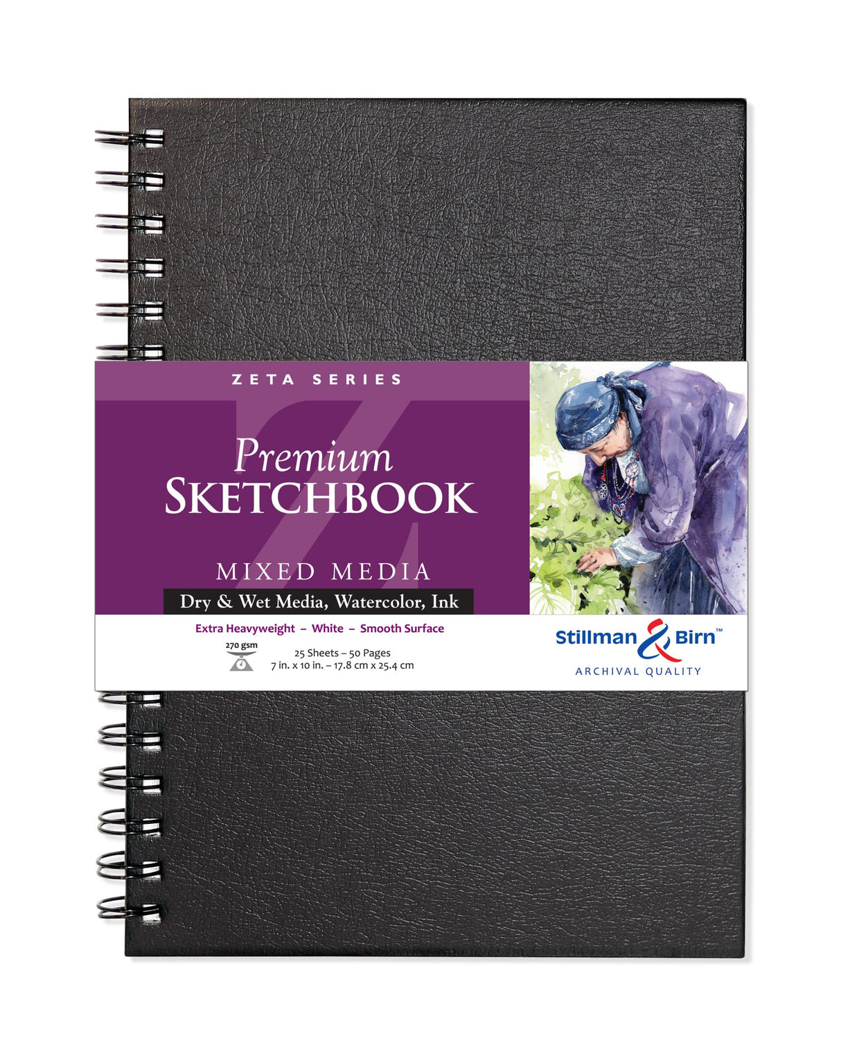 Stillman Birn Zeta Series Extra Heavyweight Smooth Paper Sketchbook Open Stock - Retail Maharaj